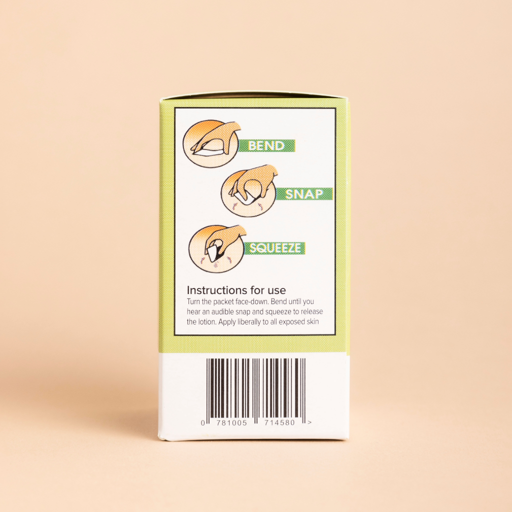 SPF 50+ With Insect Repellent Travel-Size Sunscreen Snap Packets